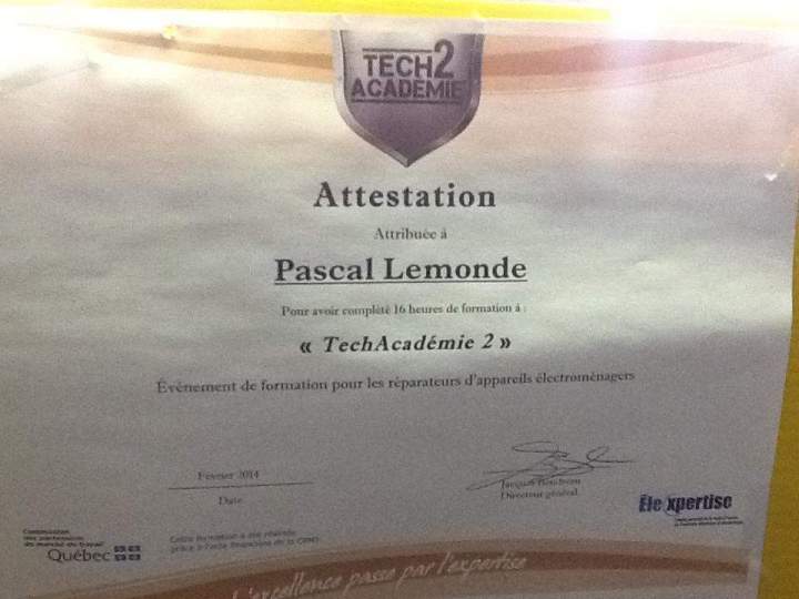 Attestation Saint-Hyacinthe