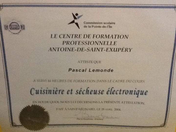 Attestation Saint-Hyacinthe