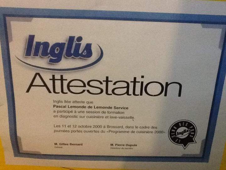 Attestation Saint-Hyacinthe